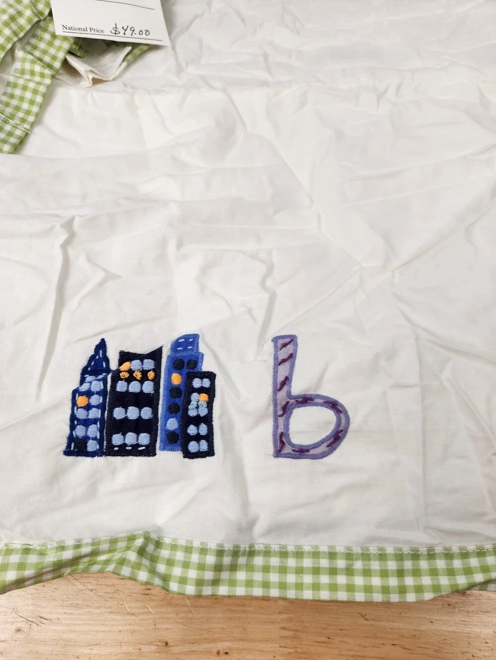 Pottery Barn Kids Alphabet Crib Bed Skirt 28